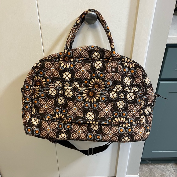 Vera Bradley weekender bag in Canyon Brown. 

 Excellent condition. - Picture 2 of 4
